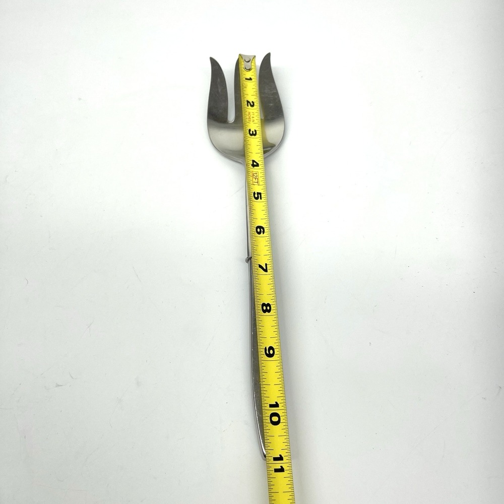 Vintage 1950s International Stainless TONIGHT Shooting Stars Pattern Salad Fork - Picture 6 of 6